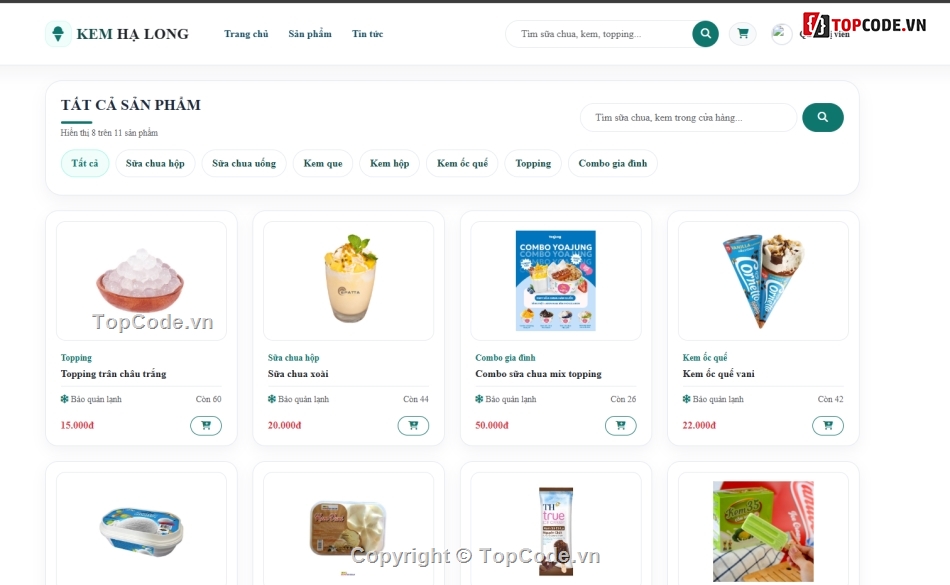 website,bán website,web bán sữa